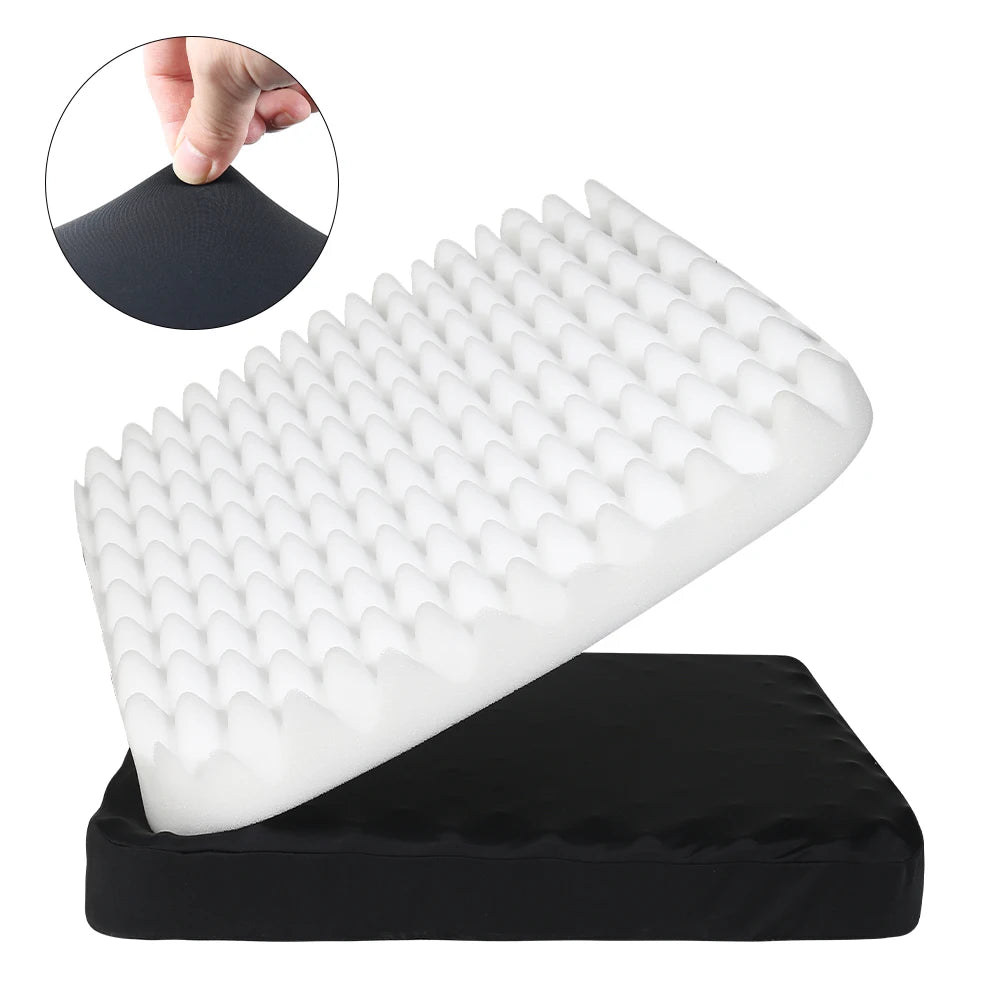 Cool cushion,relieve the pressure on the buttock,cool fabric effectively lower the temperature,seat cushion of chair,wheelchair